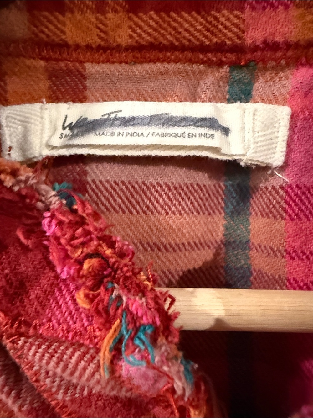 We The Free Distressed Oversized Flannel - Picture 2 of 5